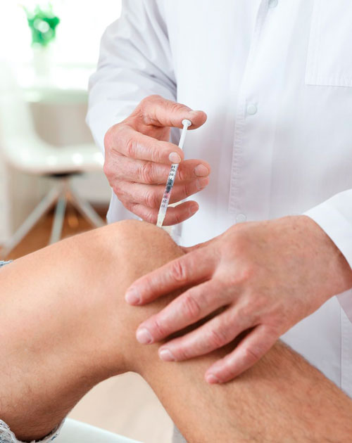 Infiltraciones con Acido Hialurónico